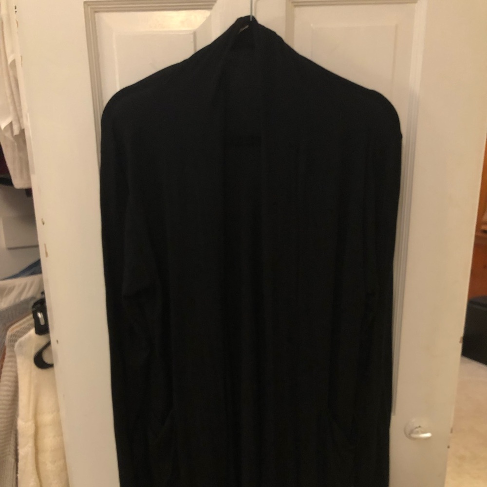Black cardigan